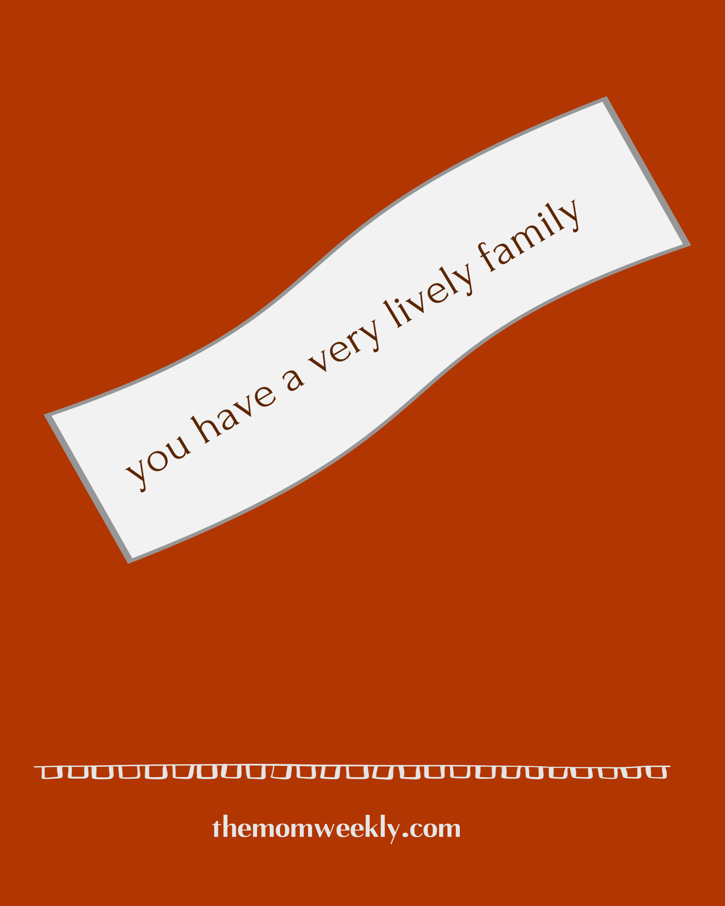 From the Vault: “you have a very lively family” (July 2007)