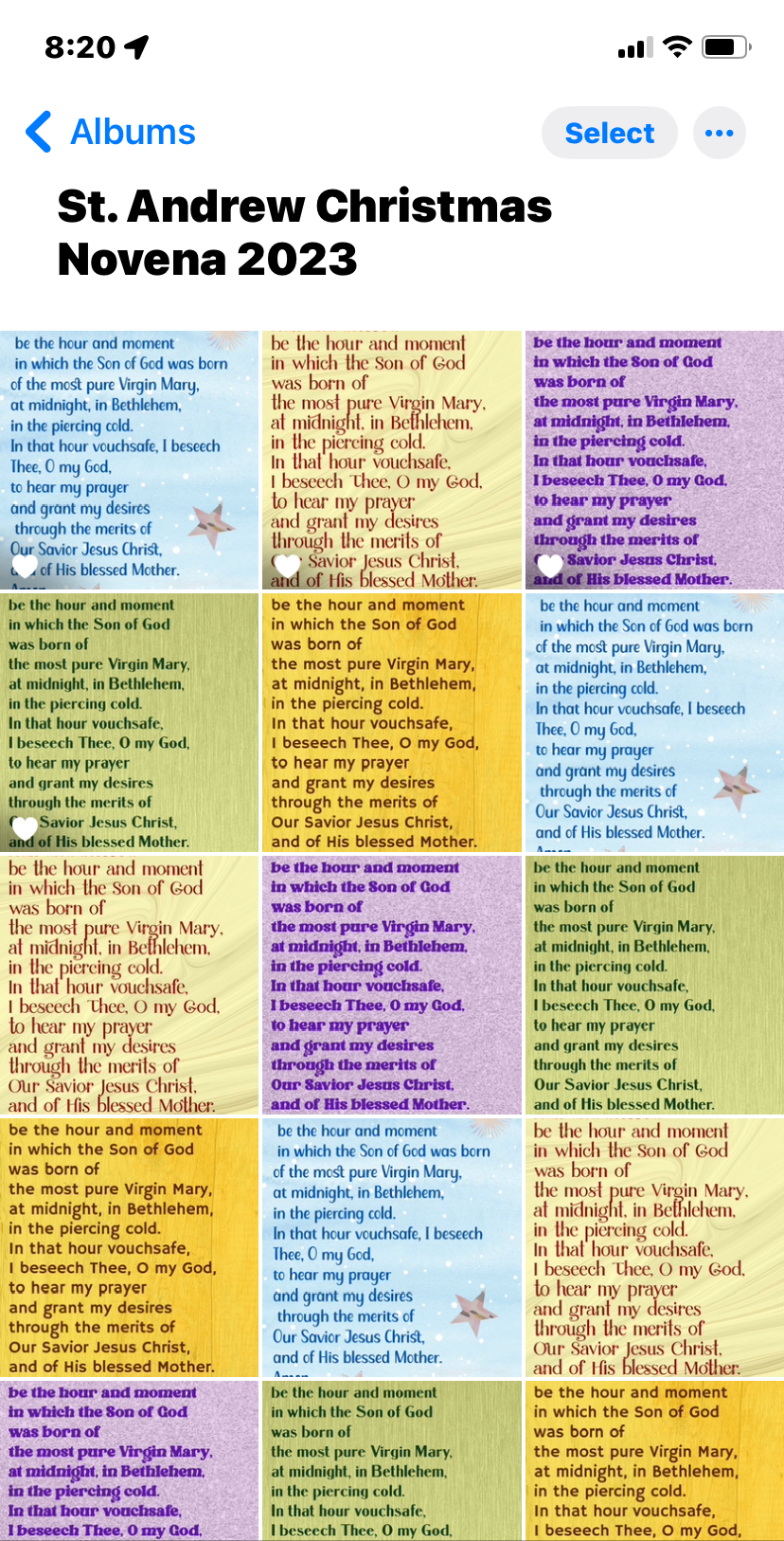 The Saint Andrew Christmas Novena