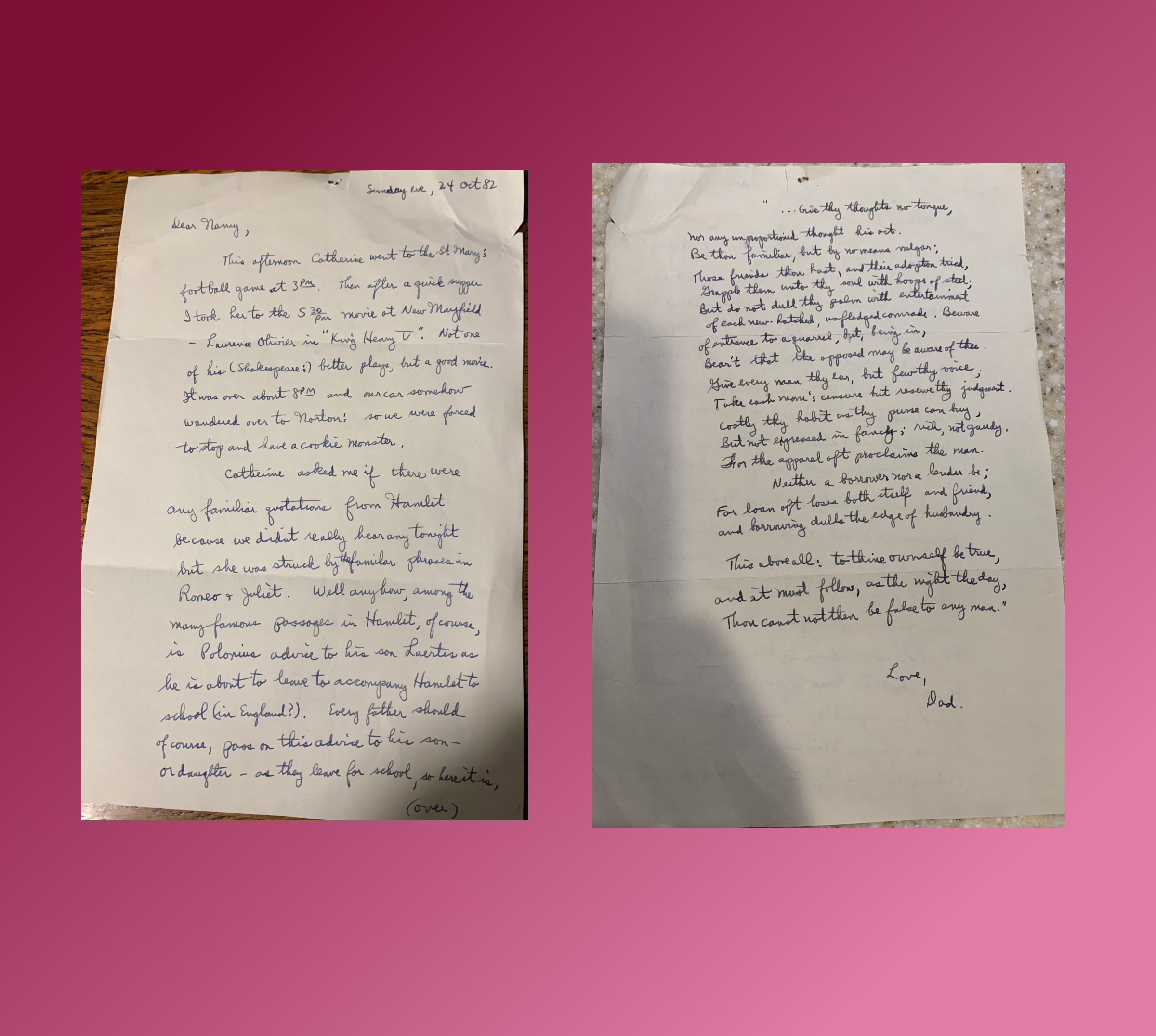 Shakespeare & Family (From the Vault, 1982)